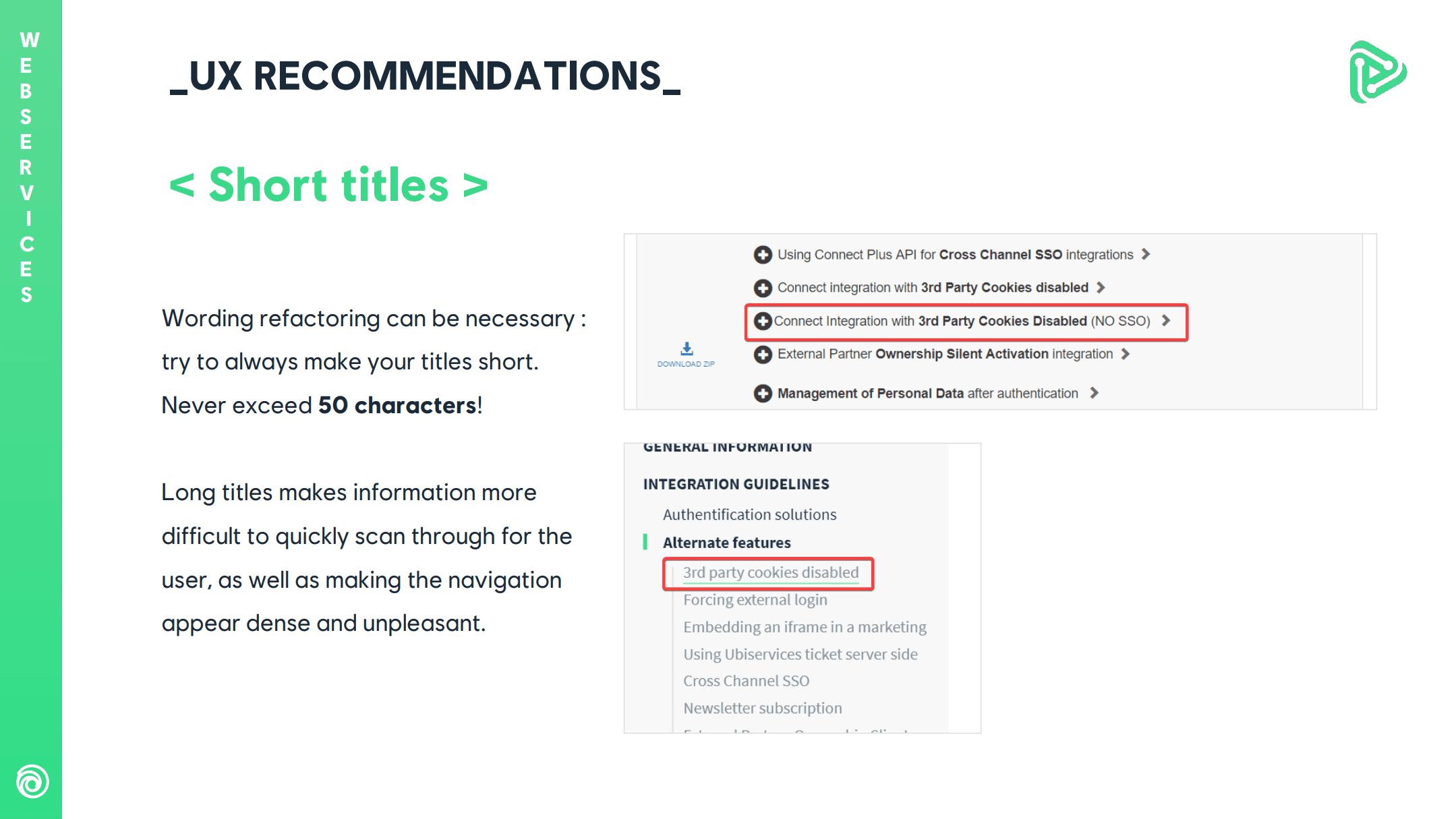Ubisoft documentation titles