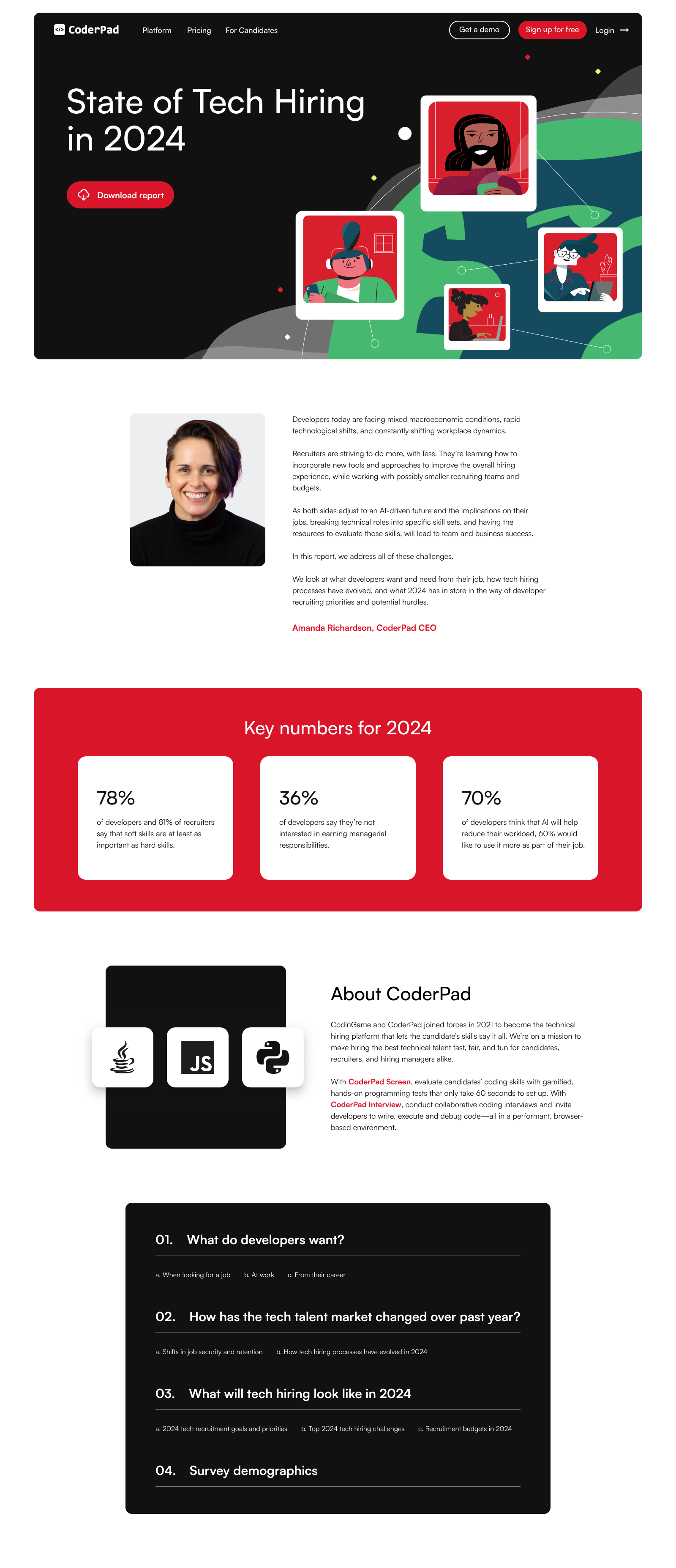 CoderPad state of tech
