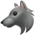 Emoji wolf